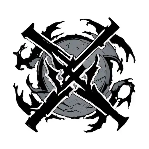 hybrid theory logo tattoo design idea