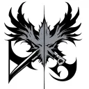 hybrid theory logo tattoo design idea