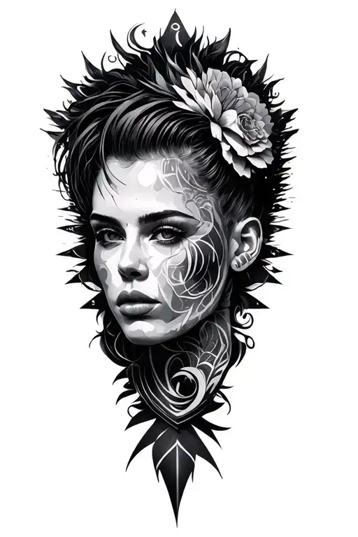 symbol depeche mode tattoo design idea