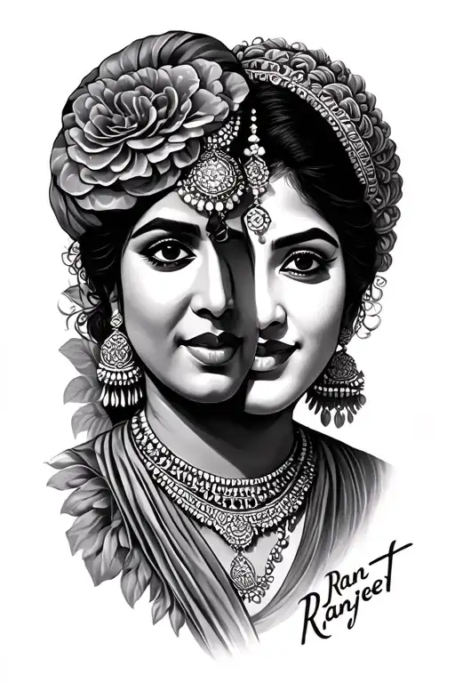 rani ranjeet both in same word ranjeet tattoo design idea