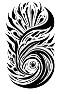 (Rainbow Pattern)(Wave)(Moon)(Crab / Claws)Punay (Star / Sunburst)Okir (Visayan form influenced by Maranao patterns) tattoo design idea