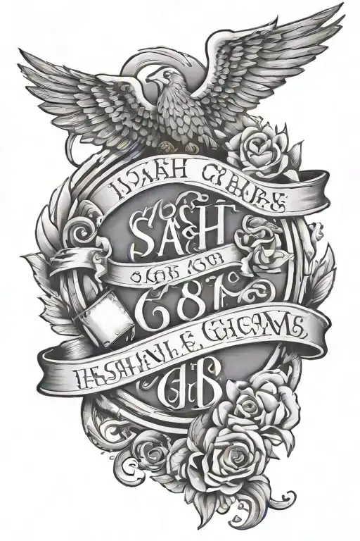 isaiah 6:8 written tattoo design idea