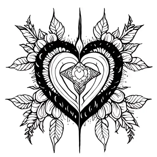 bindrunes for beauty, peace, good health, protection from bad things and people, self love, love from others,  tattoo design idea