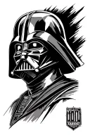 Vader tattoo design idea