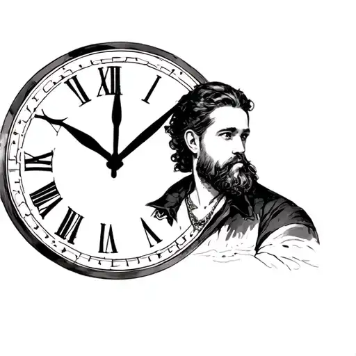 time father son  tattoo design idea