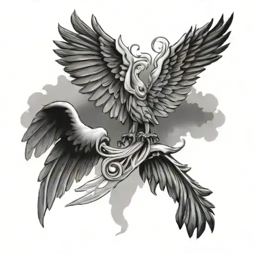 Airborne Wings tattoo design idea