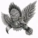 Airborne Wings tattoo design idea
