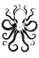 kraken tattoo design idea