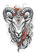 Aries, with their fiery and adventurous nature, often express themselves boldly, even through tattoos. Here’s a breakdow tattoo design idea