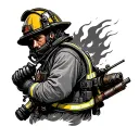 firefighting   tattoo design idea