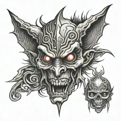 Psycho tattoo design idea