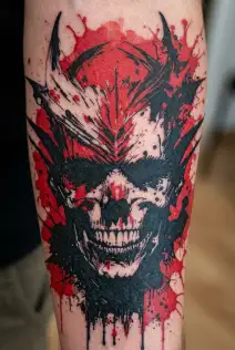 Lucifer tattoo design idea