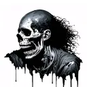 Dead brother with schizophrenia tattoo design idea