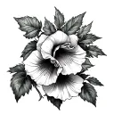 Foxglove tattoo design idea