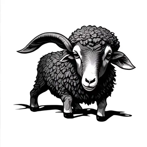 Fear Lamb tattoo design idea