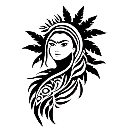 Hawaiian tribal moana the rock tattoo design idea
