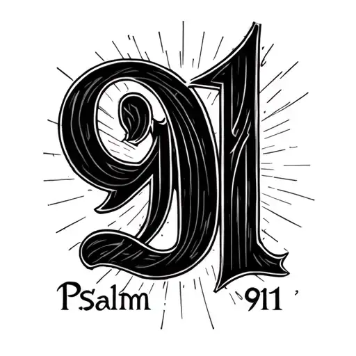 "Psalm 91" Psalm 91 forearm tattoo tattoo design idea
