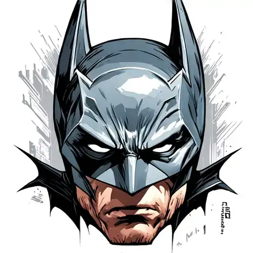 Batman the dark knight trilogy tattoo design idea