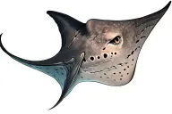 eagle ray swimming tattoo design idea