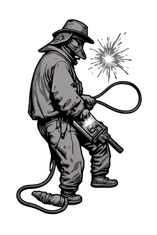 welding, treaty oak revival album cover tattoo tattoo design idea