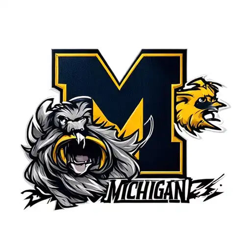 Michigan Wolverines tattoo design idea