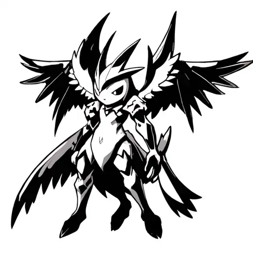 Digimon Angemon tattoo design idea