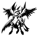 Digimon Angemon tattoo design idea