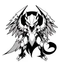 Digimon Angemon tattoo design idea