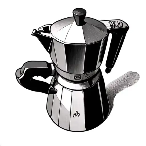 moka pot, #2962 tattoo design idea