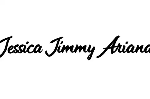 "Jessica Jimmy Arianna" tattoo design idea
