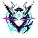 cyber sigilism tattoo design idea