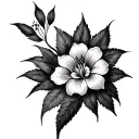 Maryjane tattoo design idea