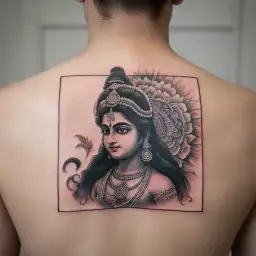 krishna tattoo design idea