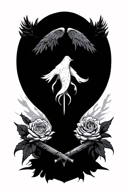 strength courage bravery honor tattoo design idea