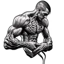 Crohn's disease, undefeated, strength inspired tattoo design idea