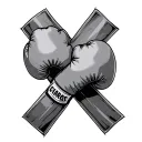 Cross With Boxing Gloves tattoo design idea