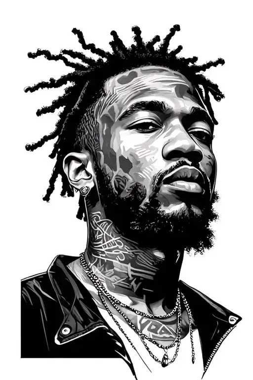 Kendrick Lamar Good Kid MaaD City tattoo design idea