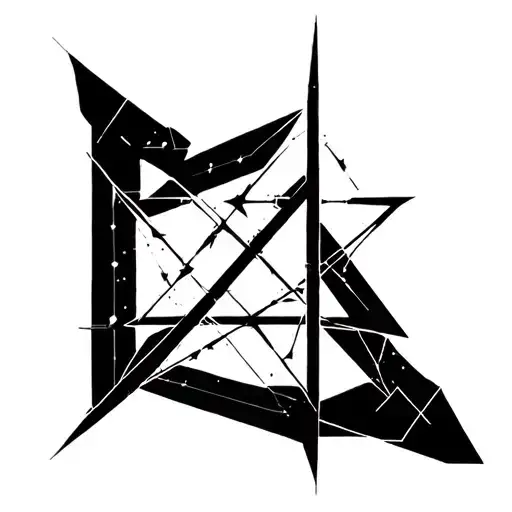 southern cross constellation tattoo design idea