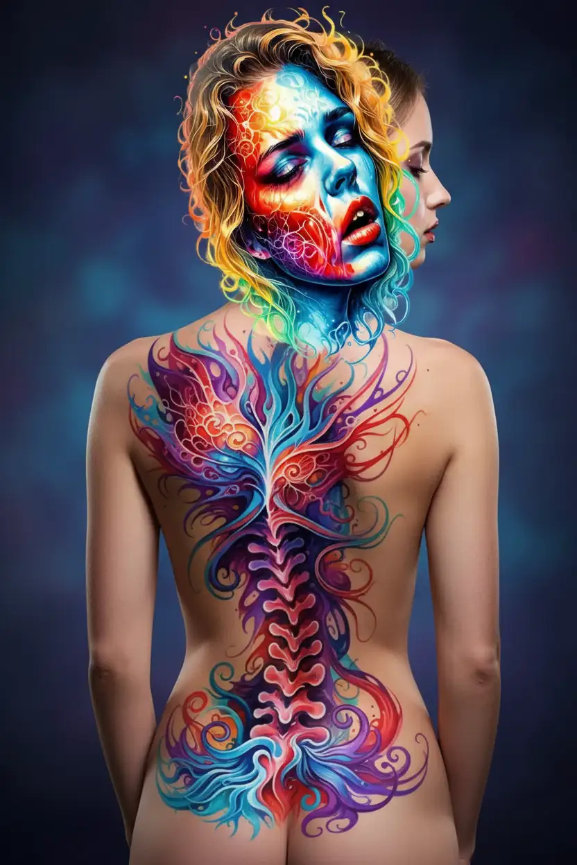 Bipolar Disorder, Anxiety, Rage, Manic, Woman tattoo design idea