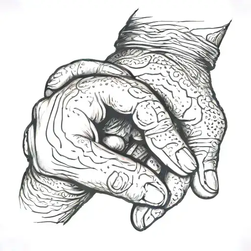 pinky promise with 224 tattoo design idea