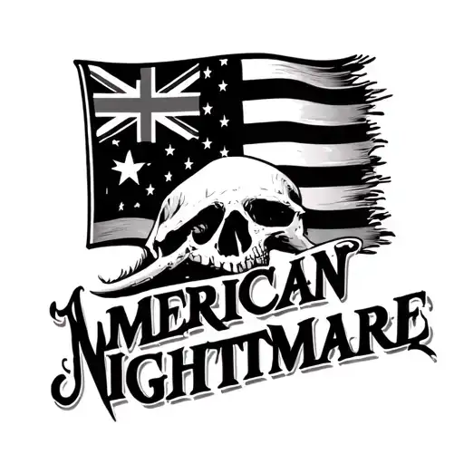 American Nightmare logo but with the Australian Flag instead of the American. tattoo design idea