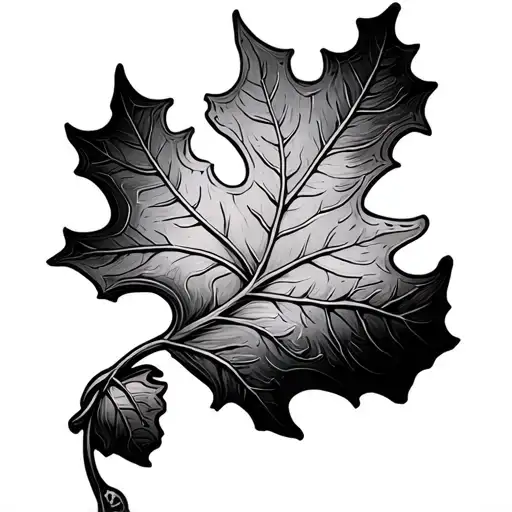 oak leavee cuff tattoo tattoo design idea