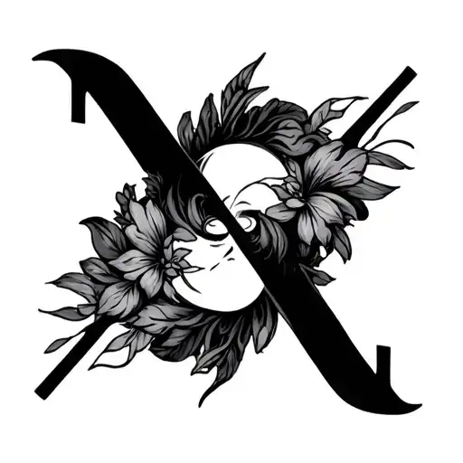 Hidden N S A A tattoo design idea