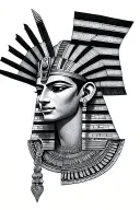 Seth Egyptian God tattoo design idea