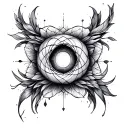infinite consciousness tattoo design idea