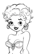betty boop tattoo design idea