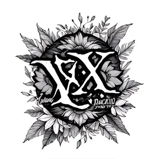 "XXX - V - MMXXIII" Vaiana Bébé tattoo design idea