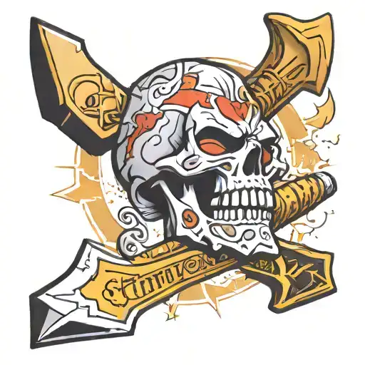 tomahawk tattoo design idea