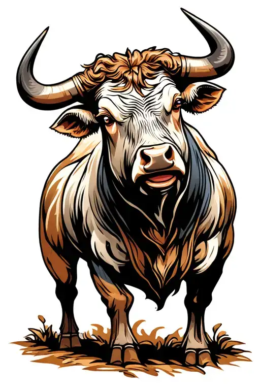 West Ham taurus bull tattoo design idea