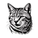 Bobcat tattoo design idea